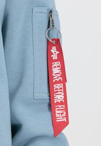 Толстовка EMB  Alpha Industries, сине-серый