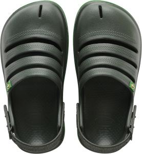 Детские сабо Havaianas Brazil, унисекс, зеленый