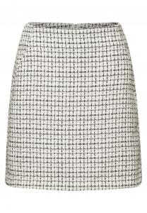 Юбка А-силуэта BOUCLÉ Street One Studio, белый