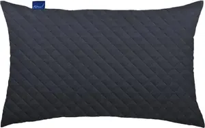 Подушка из микрофибры, черная, 40x105 см - удобная подушка для сна Kam-Pol