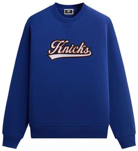 Толстовка Kith For The New York Knicks Script Vintage Nelson Crewneck, синий