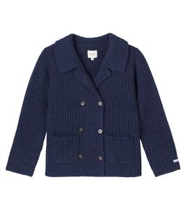 Шерстяной кардиган Sieb Donsje, Blue Marine Melange