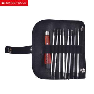 PB SWISSTOOLS Швейцарская прецизионная отвертка со сменным хвостовиком, набор из 9 предметов PB 515
