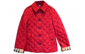 Burberry Женская стеганая куртка, цвет Red
