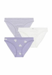 Брифы Petit Bateau 3 PACK, Purple White/Purple