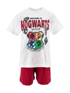 Harry Potter Пижама Гарри Поттера с коротким рукавом, белая