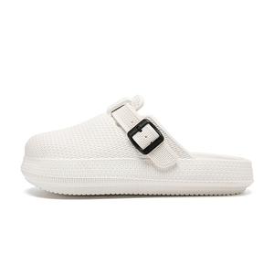 Сандалии-трансформеры с закрытым носком из ЭВА, устойчивые к истиранию и нескользящие, устойчивые к запахам, унисекс OUBT, White