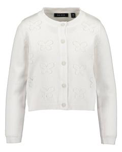 BLUE SEVEN Вязаный кардиган в белом цвете