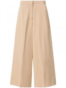 Брюки-палаццо Fabiana Filippi со складками, нейтральный