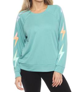 Женский топ с градиентом в морской зелени PJ Salvage