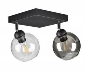 Потолочный светильник Kiki Design Bergen II, черный - прозрачный