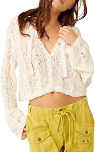 Свитер Free People Robyn Cardi, Bright White