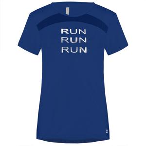 Беговая рубашка Tao, цвет dunkelblau/türkisblau/türkisblau