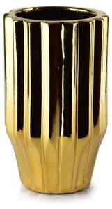 Декоративная ваза Mondex YVONNE, 12x20x12 см, золотой
