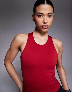 4505 Icon Active жилет-борцовка со встроенным бюстгальтером и съемными подкладками вишнево-красного цвета