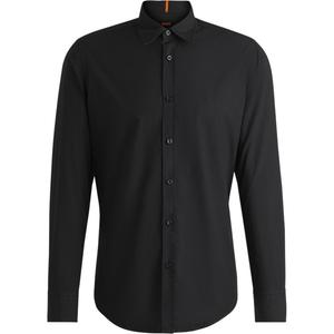 Босс Хлопковая Рубашка HUGO BOSS, Черный