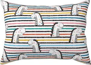 Pevtufa Наволочка с принтом мультяшных динозавров, накладная, с застежкой конвертом Cartoon Dinosaurs