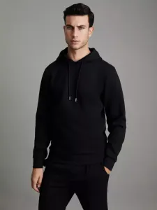 Худи Reiss Fabien Long Sleeve Interlock, цвет navy/blue