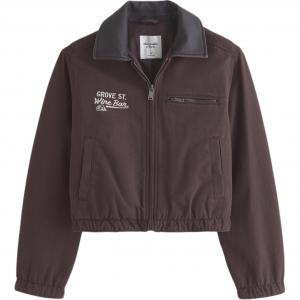 Abercrombie＆Fitch Куртка женская, Black Coffee Brown