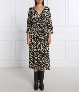 Платье женское Ba&Sh миди с узором, черный