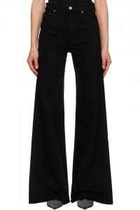 Khaite Джинсы Black Dane из эластичной ткани