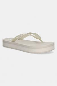 Шлепки Beach Sandal Flatplatform TPU Calvin Klein Jeans, бежевый
