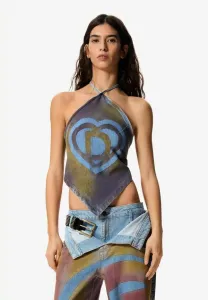 Маша попова топ Desigual, Blue