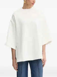 Блузка с круглым вырезом Liviana Conti, белый