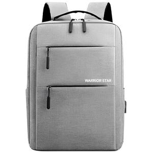 WARRIOR Тканевый рюкзак мужской черно-серый, Gray