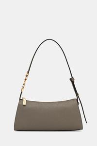 Кожаная сумка Dkny, зеленый