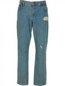 Джинсы DEF винтажного синего цвета, потертые DEF