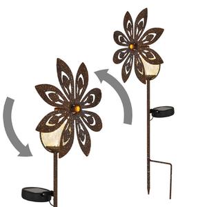 Globo Lighting Уличный светодиодный светильник, металлический, с эффектом ржавчины, коричневый