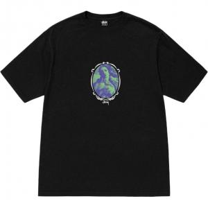 Футболка Venus Oval Pigment Dyed Stussy, цвет Coral