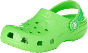 Сабо Унисекс Классические Взрослые Сабо Неоновые Crocs, 2 Little Kid Green Slime
