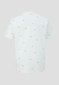 Футболка с принтом MIT ALL-OVER s.Oliver, белый