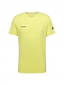 MAMMUT Футболка Performance 'Selun' в светло-желтом цвете