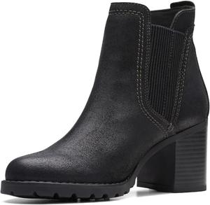 Женские модные ботинки Clarks Leda Up, черный