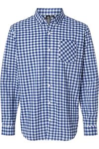 Футболка Burnside Technical Stretch Burn, цвет navy/ white gingham
