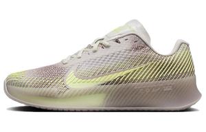 Кроссовки Nike Court Air Zoom Vapor 11 Premium HC Phantom Platinum Violet Barely Volt женские серо-фиолетовые, цвет Gray Purple