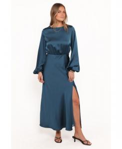 Женское миди-платье Remora с длинными рукавами Petal and Pup, Teal