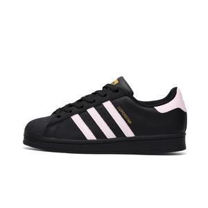 Adidas Originals SUPERSTAR противоскользящие износостойкие низкие кроссовки для скейтбординга унисекс черные
