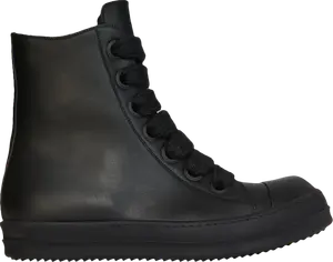 Кроссовки Rick Owens Lido Jumbo Laced Sneaker 'Black', черный