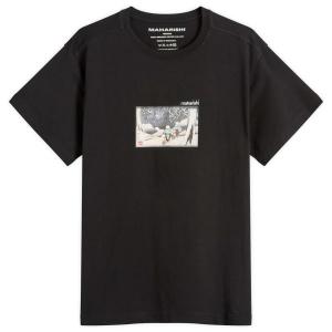 Путешественники в снегу футболка Maharishi, black