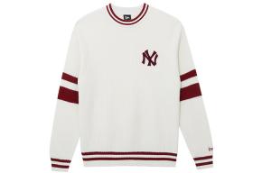 New Era Ретро свитер MLB New York Yankees Color Block Ivory White