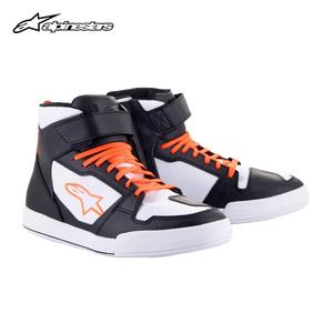 ALPINESTARS PROTECTS Кроссовки для мотоцикла Star Motorcycle AXIOM, черные, белые, флуоресцентно-красные, размер 43