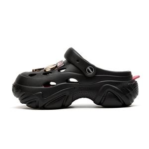 JOSINY Клоги женские черные розово-красные, цвет Black Rose Red