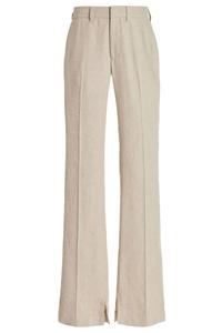 Женские прямые брюки Cameron в песочном цвете Brandon Maxwell, Sand
