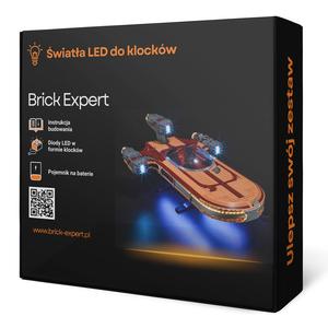 Brick Expert, Светодиодное освещение, для блоков, STAR WARS Luke Skywalker Speeder 75341