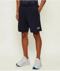 Шорты regular fit Ea7, темно-синий
