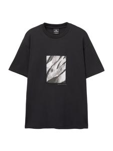 Рубашка Pull&Bear, черный